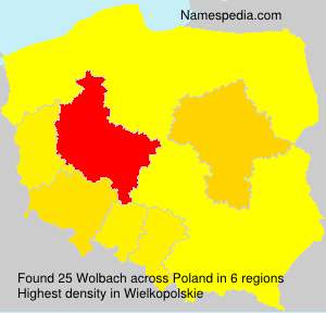 Surname Wolbach in Poland