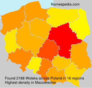 Surname Wolska in Poland