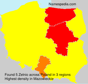 Surname Zelnio in Poland