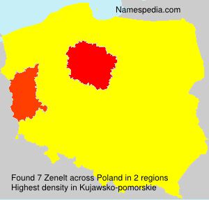 Surname Zenelt in Poland Surname Zenelt in Poland