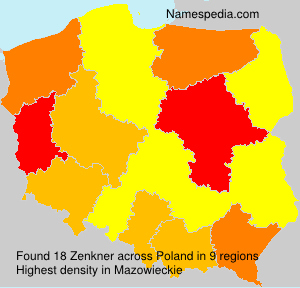 Surname Zenkner in Poland