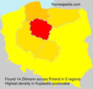 Surname Zillmann in Poland
