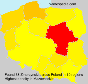 Surname Zmorzynski in Poland