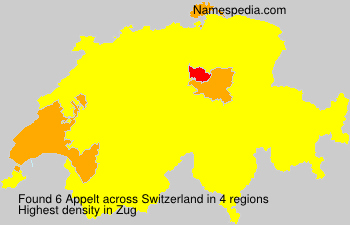 Surname Appelt in Switzerland