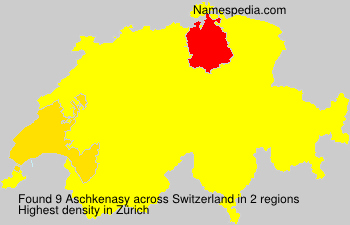 Surname Aschkenasy in Switzerland