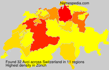 Surname Avci in Switzerland
