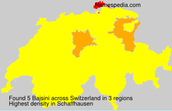 Surname Bajsini in Switzerland