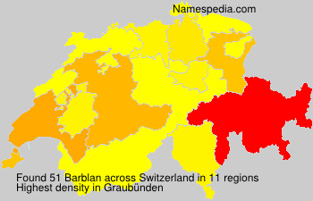 Surname Barblan in Switzerland