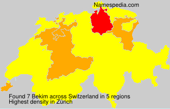 Surname Bekim in Switzerland
