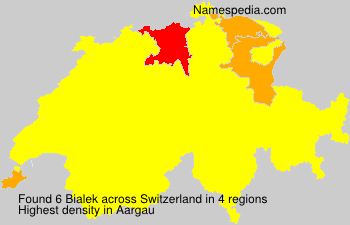 Surname Bialek in Switzerland