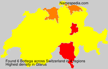 Surname Bottega in Switzerland