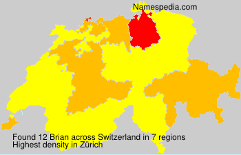 Surname Brian in Switzerland