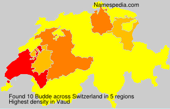 Surname Budde in Switzerland