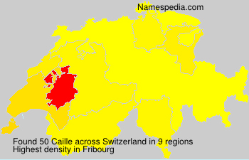 Surname Caille in Switzerland