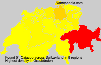 Surname Cajacob in Switzerland