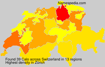 Surname Calo in Switzerland