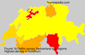 Surname Delfini in Switzerland