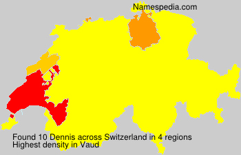 Surname Dennis in Switzerland