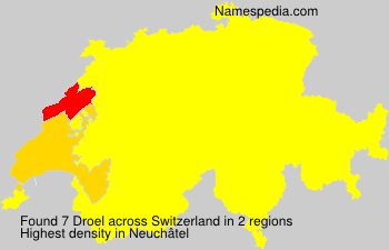 Surname Droel in Switzerland Surname Droel in Switzerland