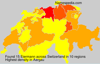 Surname Eiermann in Switzerland
