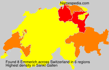 Surname Emmerich in Switzerland