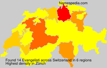 Surname Evangelisti in Switzerland
