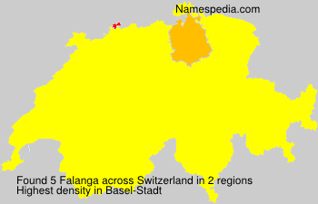 Surname Falanga in Switzerland