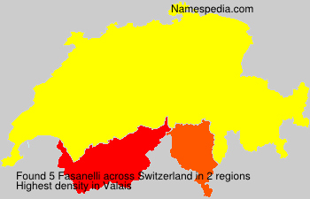 Surname Fasanelli in Switzerland