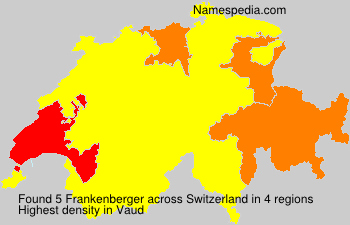 Surname Frankenberger in Switzerland