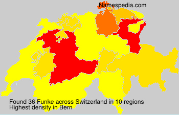 Surname Funke in Switzerland