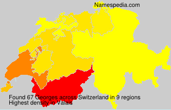 Surname Georges in Switzerland