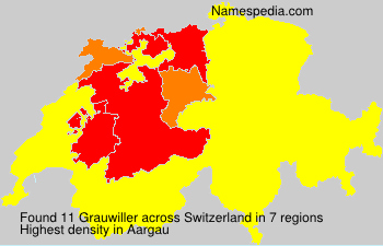 Surname Grauwiller in Switzerland