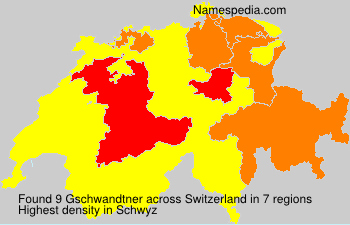 Surname Gschwandtner in Switzerland