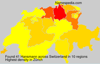 Surname Hansmann in Switzerland