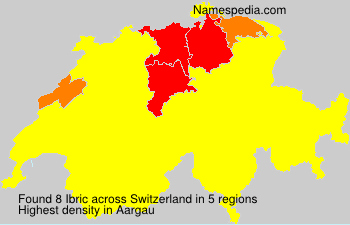 Surname Ibric in Switzerland