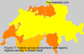 Surname Inglese in Switzerland