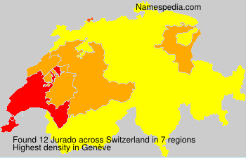 Surname Jurado in Switzerland