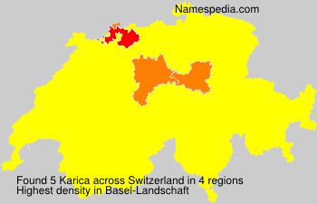 Surname Karica in Switzerland Surname Karica in Switzerland