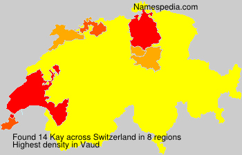 Surname Kay in Switzerland