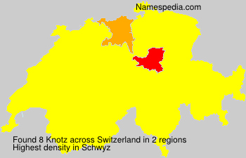 Surname Knotz in Switzerland