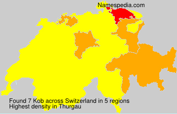 Surname Kob in Switzerland