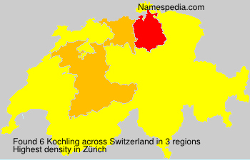 Surname Kochling in Switzerland