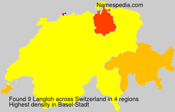 Surname Langloh in Switzerland Surname Langloh in Switzerland