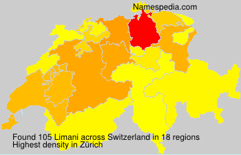 Surname Limani in Switzerland