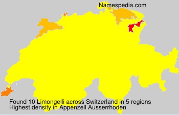 Surname Limongelli in Switzerland