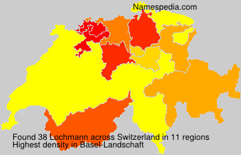 Surname Lochmann in Switzerland