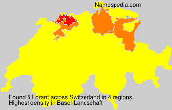 Surname Lorant in Switzerland