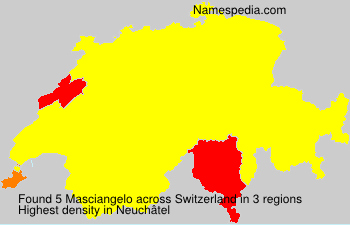 Surname Masciangelo in Switzerland