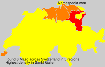 Surname Maso in Switzerland