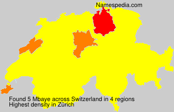 Surname Mbaye in Switzerland